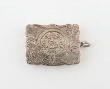 Vinaigrette, Birmingham, c. 1857/58. Creator: Marked A&S