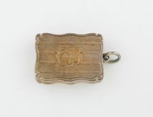 Vinaigrette, Birmingham, c. 1870/71. Creator: Marked RT