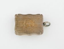 Vinaigrette, Birmingham, c. 1870/71. Creator: Marked RT
