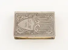 Vinaigrette in the Form of a Book, United States, 1883. Creator: Unknown