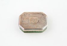 Vinaigrette, London, c. 1829. Creator: Unknown