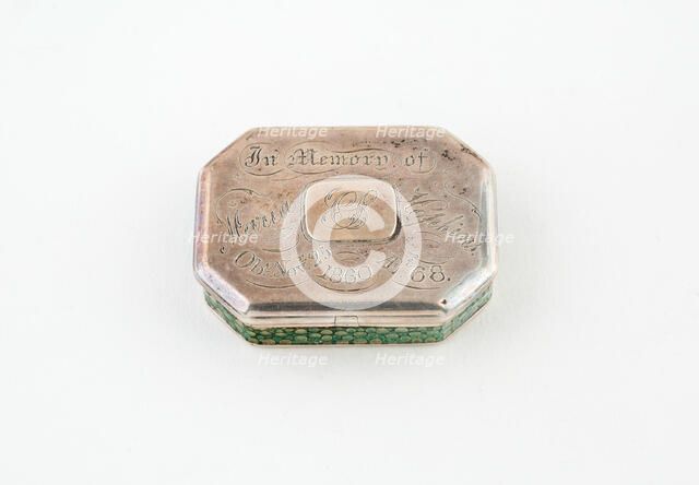 Vinaigrette, London, c. 1829. Creator: Unknown.