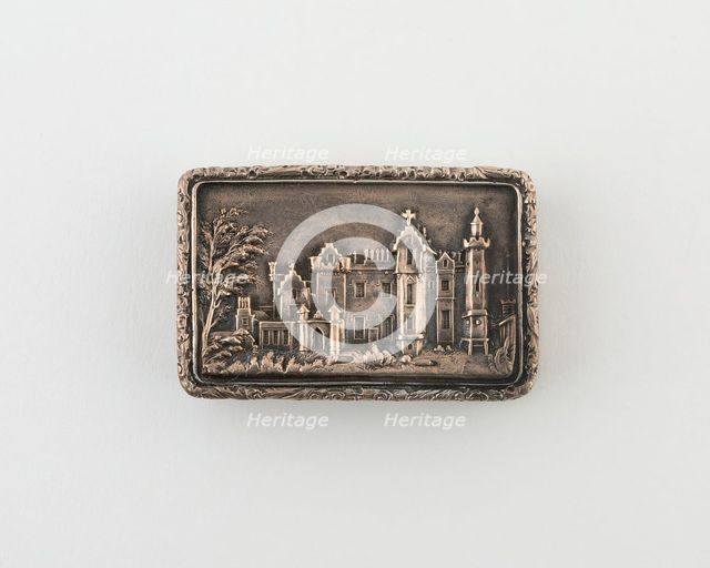 Vinaigrette with View of Abbotsford House, Birmingham, 1835/36. Creator: Taylor and Perry.