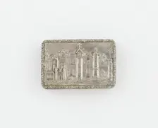 Vinaigrette with View of Abbotsford House, Birmingham, 1840/41. Creator: Edward Smith