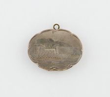 Vinaigrette with View of Scarborough Spa Building, Birmingham, 1847/48. Creator: Marked DP