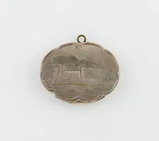 Vinaigrette with View of Scarborough Spa Building, Birmingham, 1847/48. Creator: Marked DP