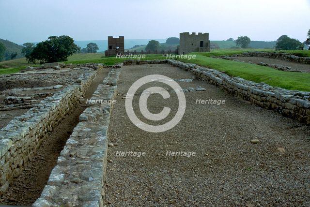 Vindolanda, a Roman military settlement, 3rd century. Artist: Unknown