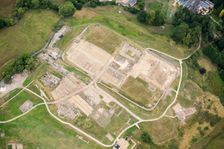 Vindolanda Roman fort, Northumberland, 2018. Creator: Emma Trevarthen