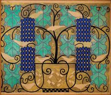 Vine tendrils. Design for the altar frieze of the church at the Steinhof in Vienna, 1905-1906