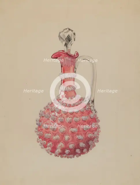 Vinegar Cruet, c. 1936. Creator: Dorothy Posten.