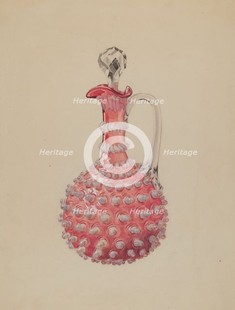 Vinegar Cruet, c. 1936. Creator: Dorothy Posten.