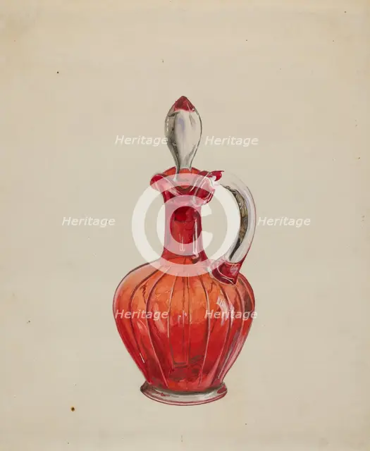 Vinegar Cruet, c. 1936. Creator: Ralph Atkinson.