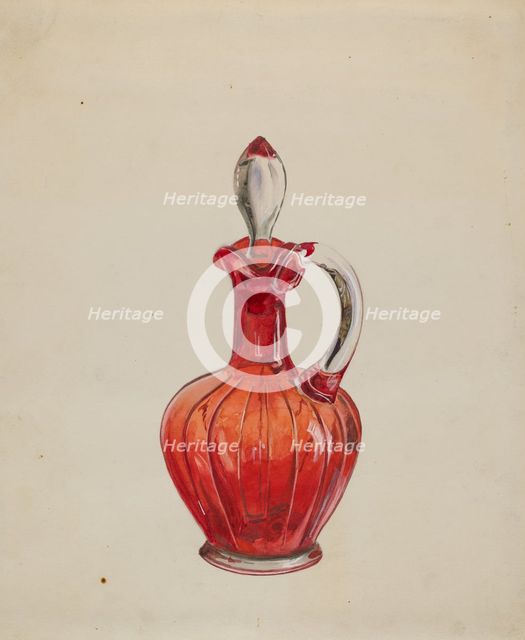 Vinegar Cruet, c. 1936. Creator: Ralph Atkinson.