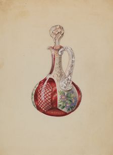 Vinegar Cruet, c. 1936. Creator: Robert Stewart