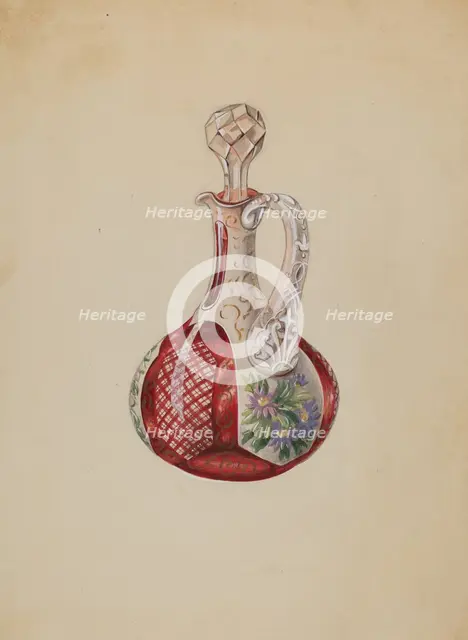 Vinegar Cruet, c. 1936. Creator: Robert Stewart.