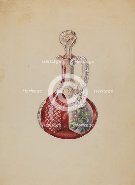 Vinegar Cruet, c. 1936. Creator: Robert Stewart.