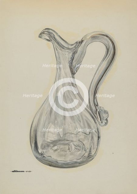 Vinegar Cruet, c. 1939. Creator: Ralph Atkinson.