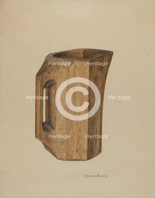 Vinegar Measure, 1939. Creator: Clarence Secor.