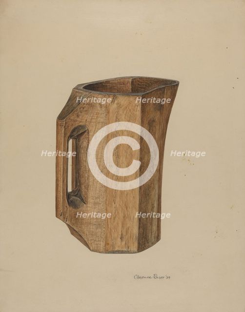 Vinegar Measure, 1939. Creator: Clarence Secor.