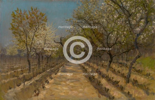 Vineyard, around 1890 - 1895. Creator: Ladislav Mednyanszky.