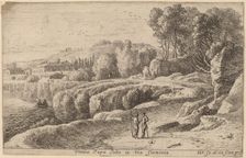 Vineyard of Pope Julius on the Via Flaminia. Creator: Herman van Swanevelt