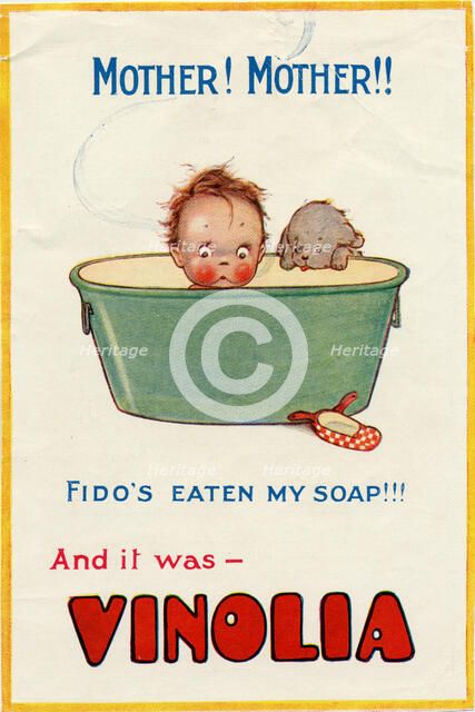 Vinolia soap, 1920s. Artist: Unknown