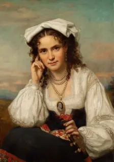Vinnie Ream, ca. 1870. Creator: George Peter Alexander Healy