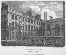 Vintners Hall, Upper Thames Street, City of London, 1812. Artist: William Angus