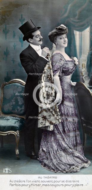 'Vintage French postcard', c1900. Artist: Unknown