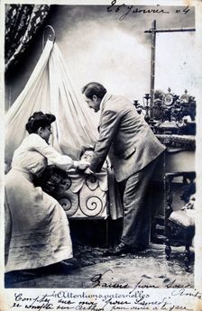 Vintage French postcard, c1900