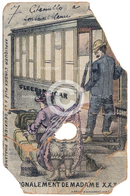 Vintage French postcard, c1900. Artist: Unknown