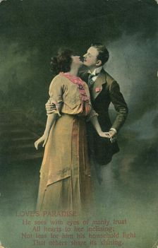 Vintage romantic poatcard