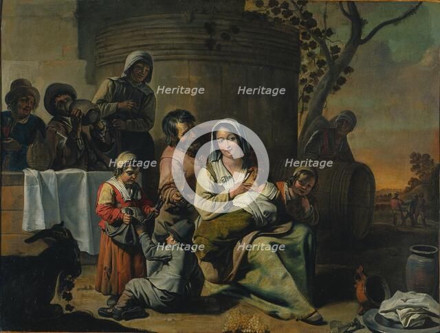 Vintage Scene, 1650s. Creator: Le Nain (French), circle of.