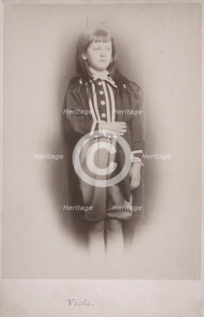 Viola, 1875. Creator: Lewis Carroll.