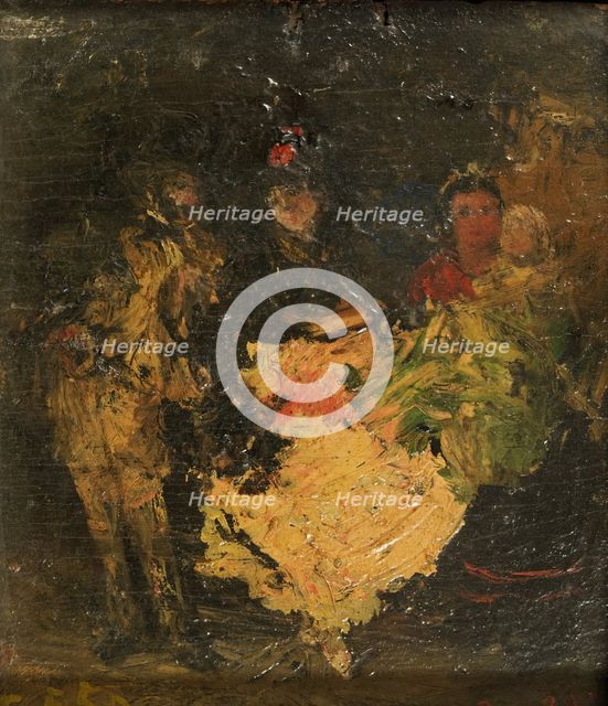 Violation of the Ninth Commandment, c1881. Creator: Antonio Pérez Rubio.