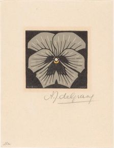 Violet, 1920. Creator: Julie de Graag