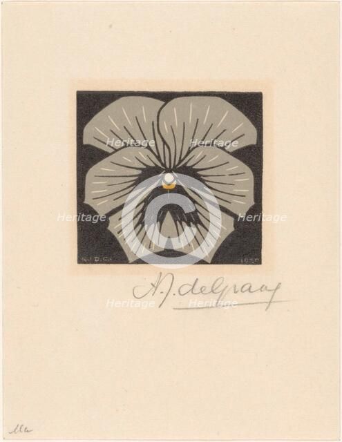 Violet, 1920. Creator: Julie de Graag.