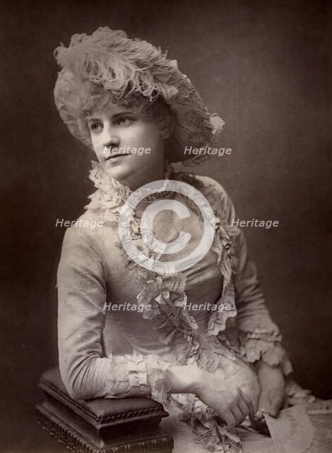 Violet Cameron, British actress, 1882. Artist: London Stereoscopic & Photographic Co