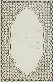 Violet is for Faithfulness (valentine), n.d. Creator: Unknown