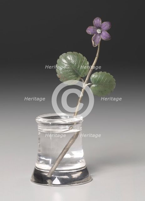 Violet, late 1800s - early 1900s. Creator: Peter Carl Fabergé (Russian, 1846-1920), firm of.