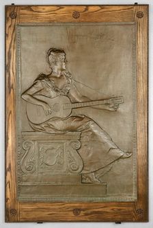 Violet Sargent, Modeled 1890, cast c. 1908. Creator: Augustus Saint-Gaudens