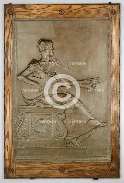 Violet Sargent, Modeled 1890, cast c. 1908. Creator: Augustus Saint-Gaudens.