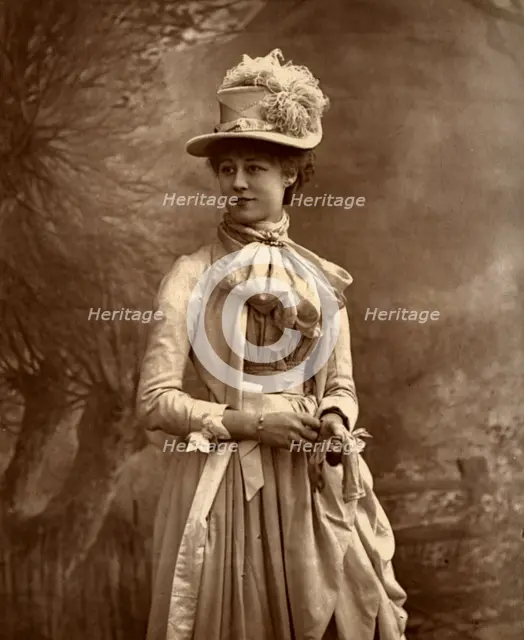 Violet Vanbrugh, British actress, 1887.  Artist: Ernest Barraud