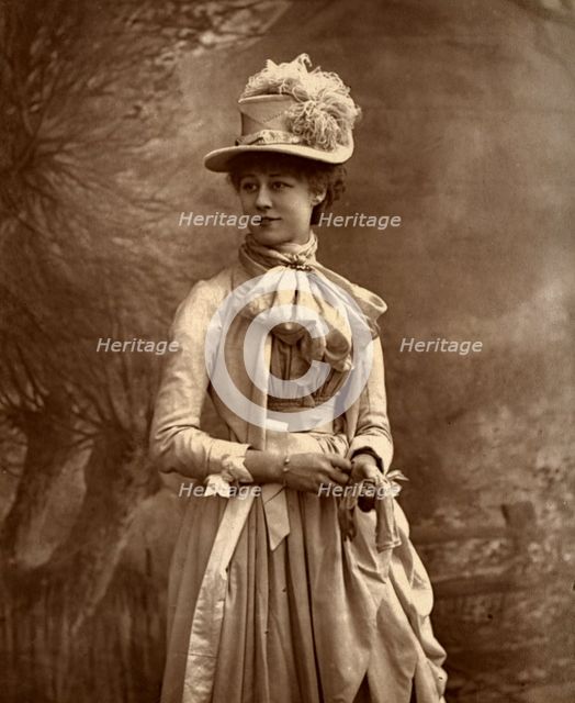 Violet Vanbrugh, British actress, 1887.  Artist: Ernest Barraud