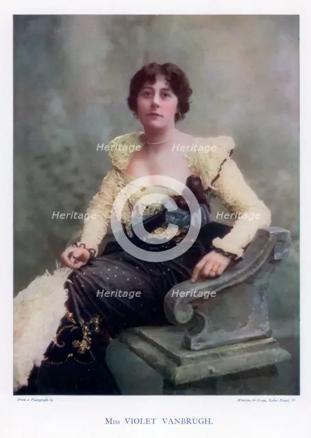 Violet Vanbrugh, English actress, 1901.Artist: Window & Grove