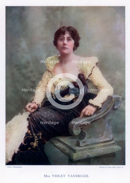 Violet Vanbrugh, English actress, 1901.Artist: Window & Grove