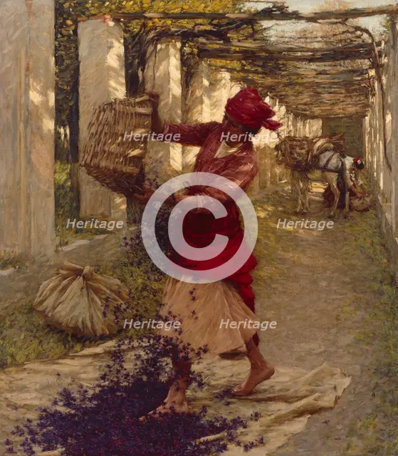 Violets for Perfume, c1913. Creator: Henry Herbert la Thangue.