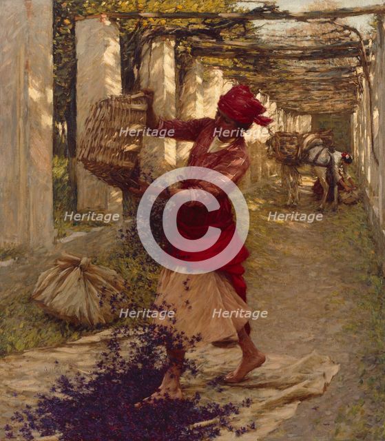Violets for Perfume, c1913. Creator: Henry Herbert la Thangue.