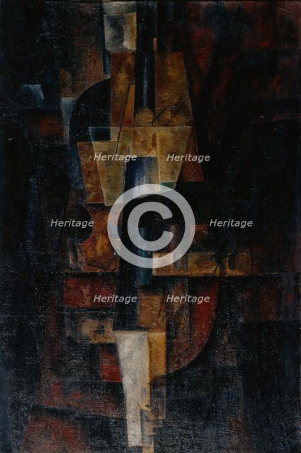 Violin, 1920. Artist: Yudin, Lev Alexandrovich (1903-1941)