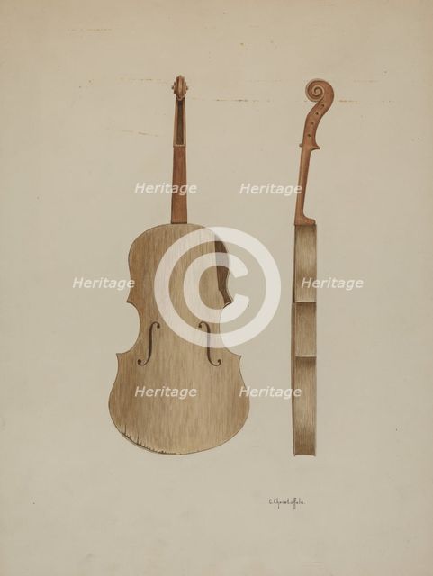 Violin, 1941. Creator: Cornelius Christoffels.